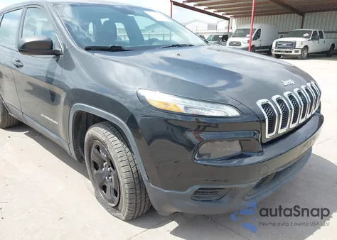 2014 Jeep Cherokee Sport z USA, uszkodzony, nr VIN 1C4PJLAB0EW182798